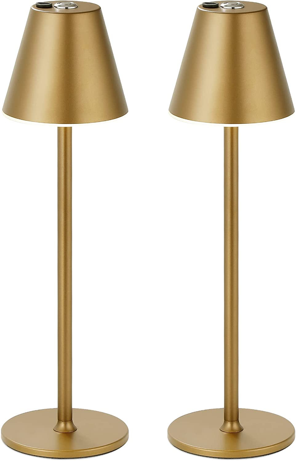 Timjorman LED Cordless Table Lamp, Rechargeable Battery-2