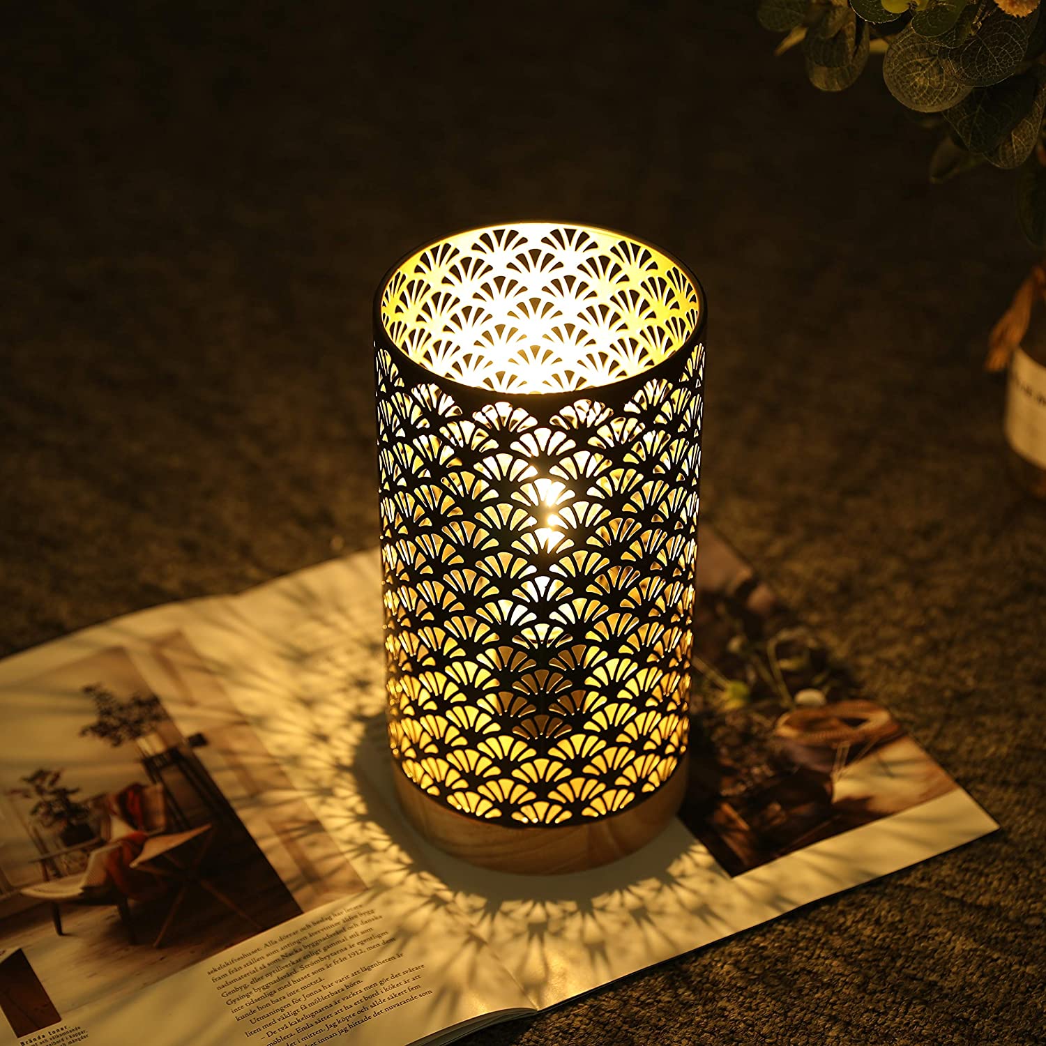 7.5''High Metal Lamp Accent Cordless Lamp-2