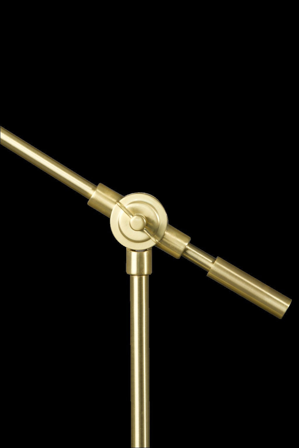 Shiny Satin Brass LED Adjustable Desk Lamp-2