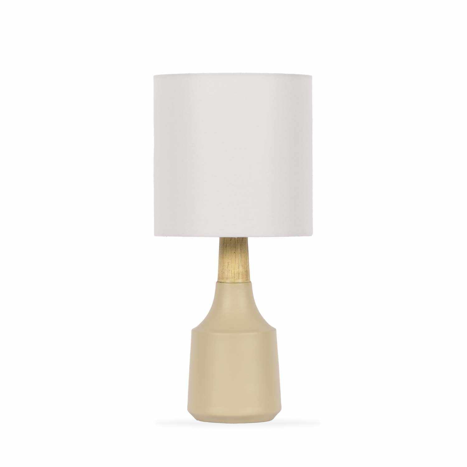 Gattaran Ivory & White Table Lamp-1