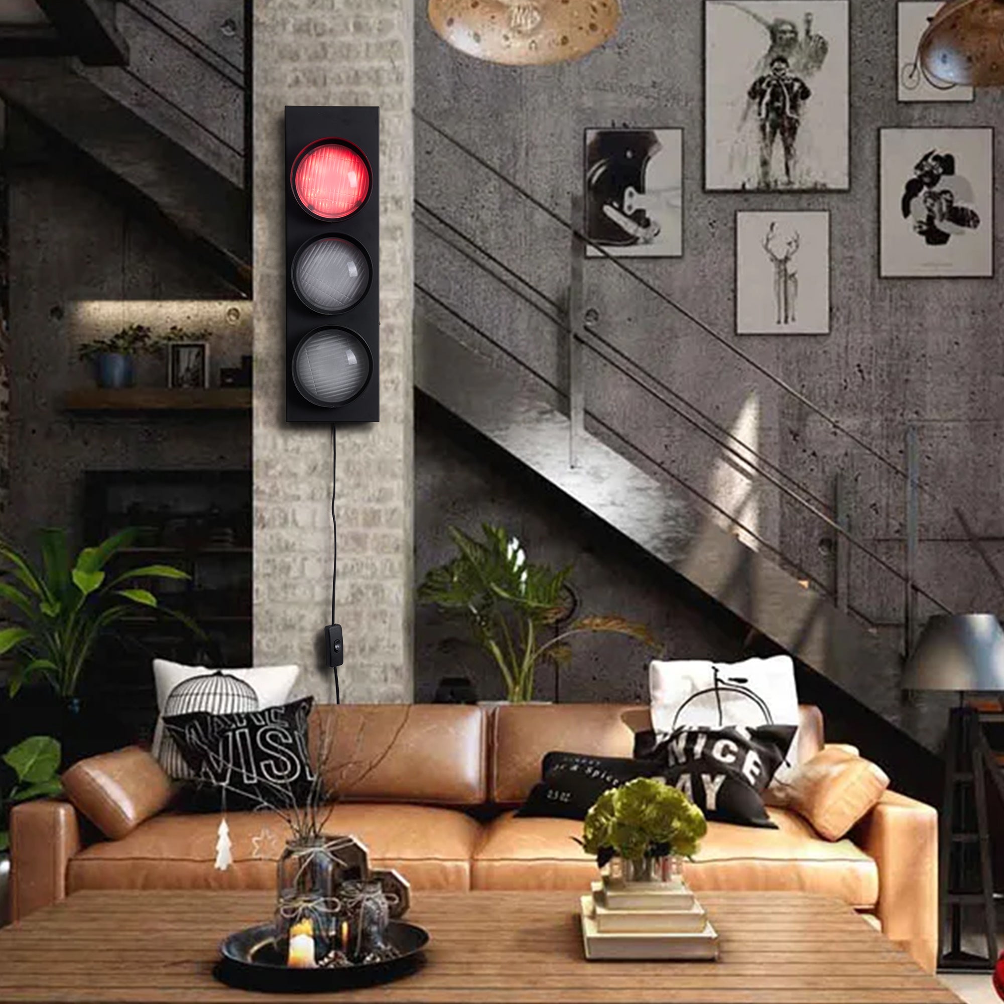 Traffic Light Decorative Wall Lamp-2