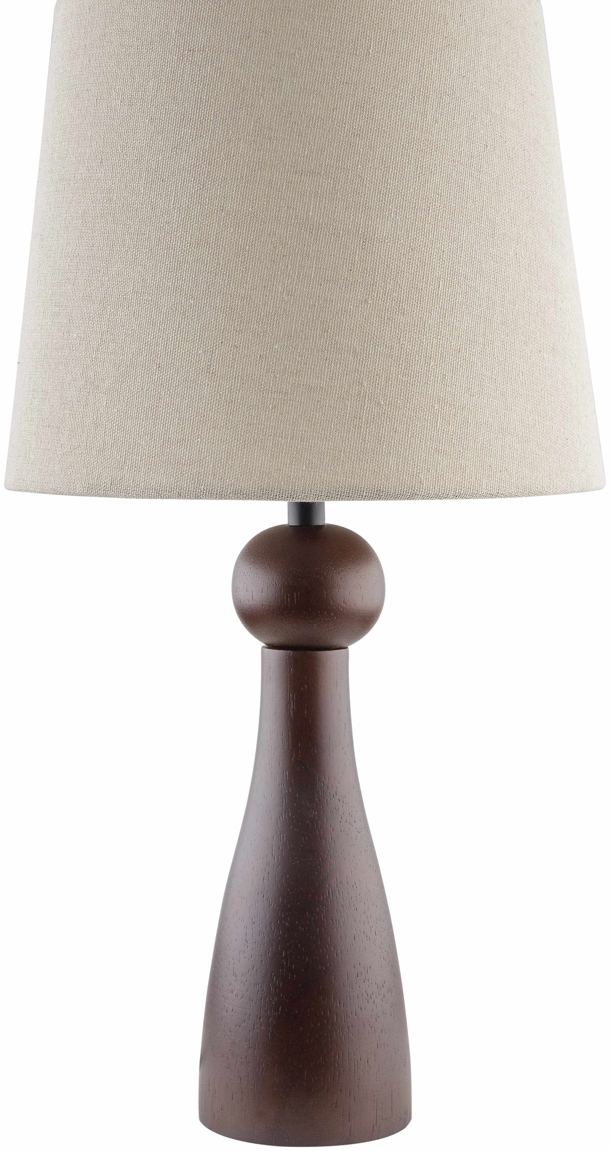Villamejil Dark Brown Wood Table Lamp-3