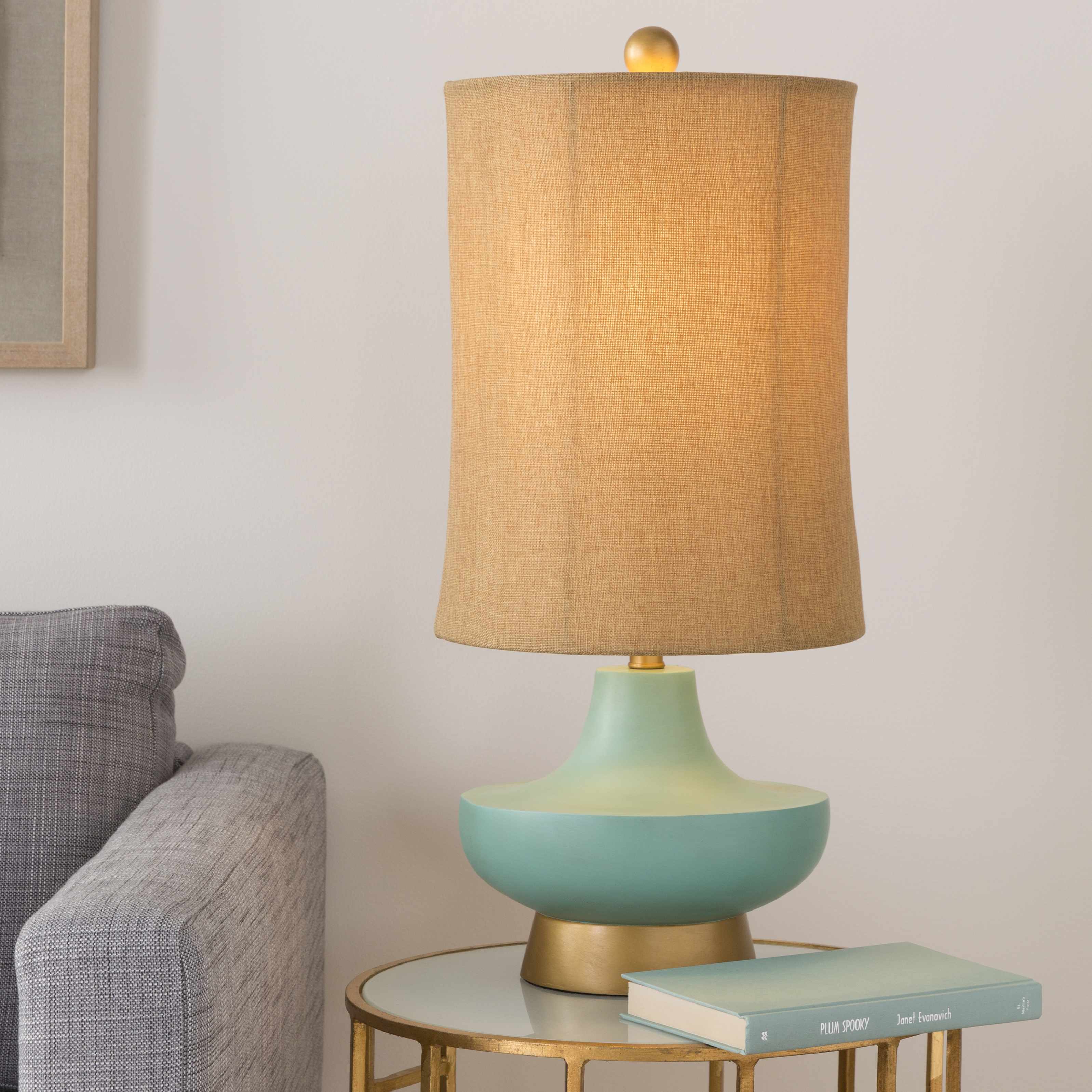 Aringay Aqua Textured Table Lamp-0