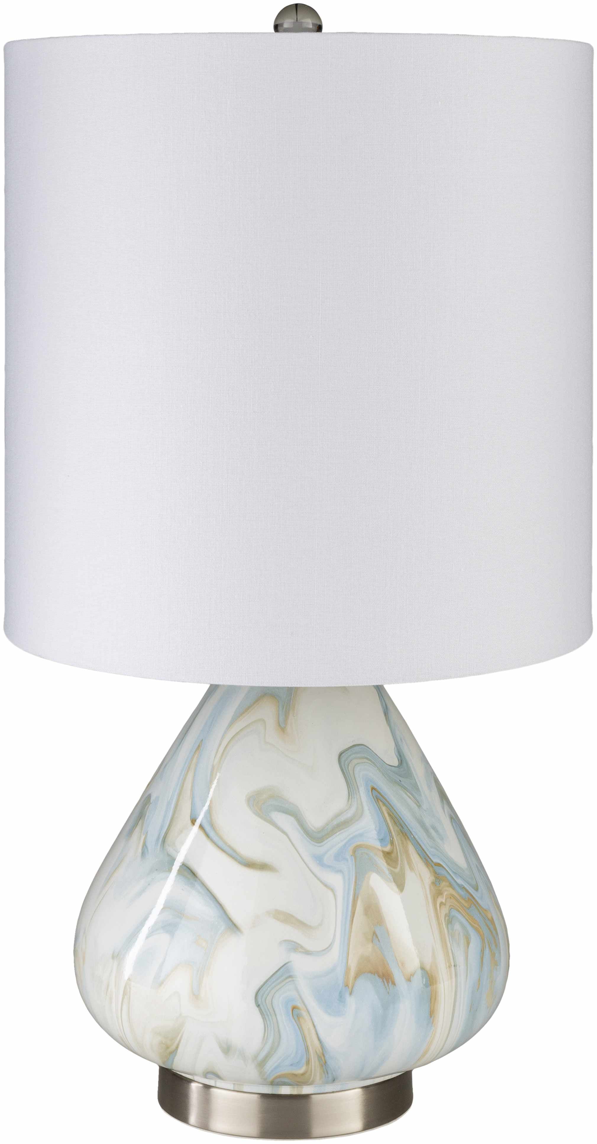 Farnborough Marble Ceramic Table Lamp-0