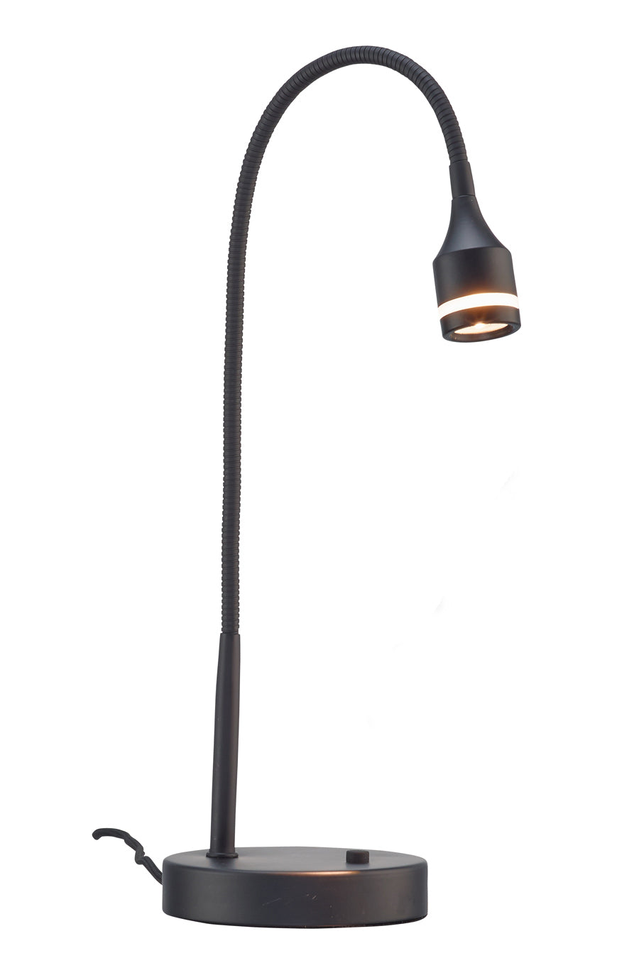 18" Black Metal Adjustable LED Desk Lamp-1