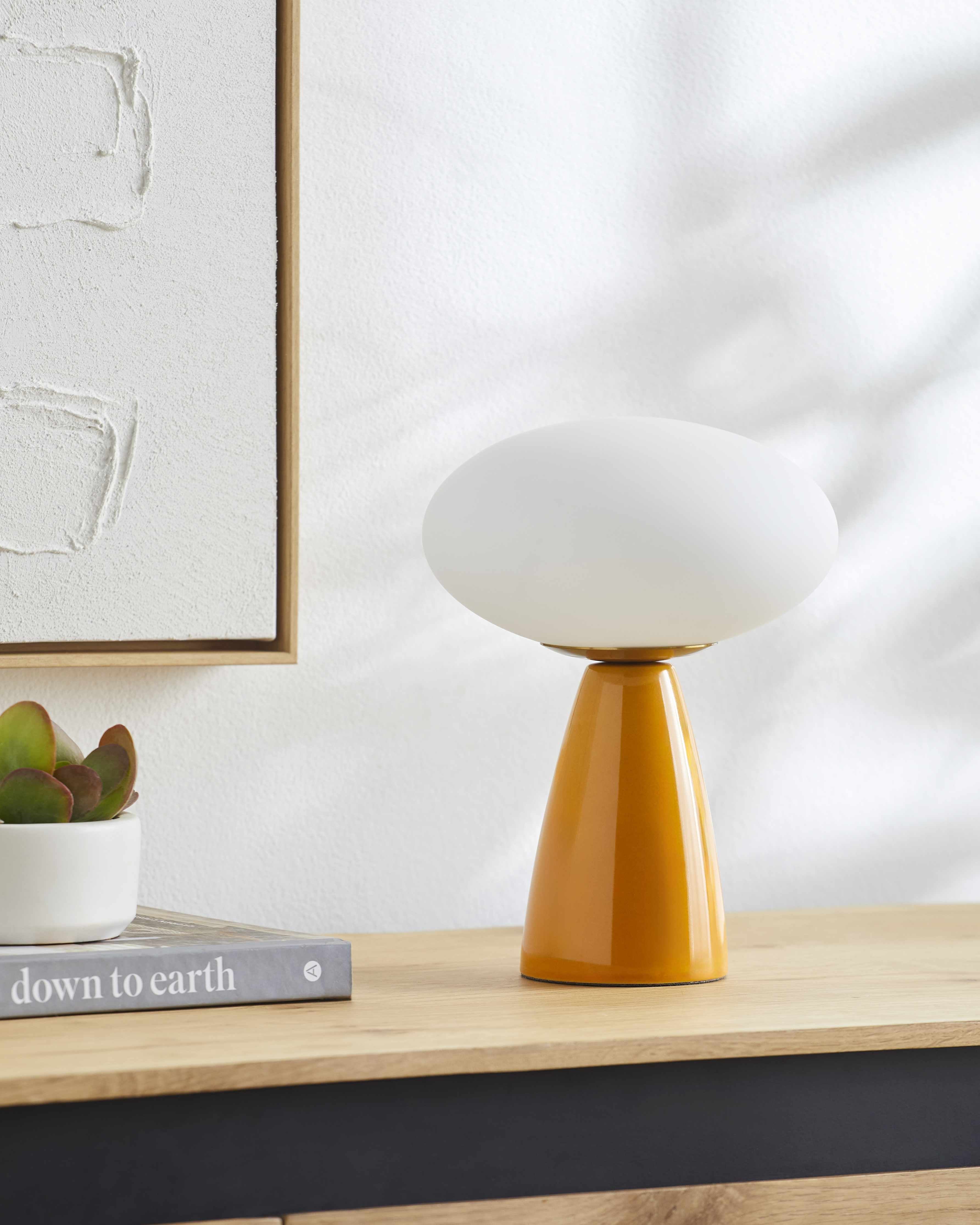 Montamarta Orange Contemporary Table Lamp-1