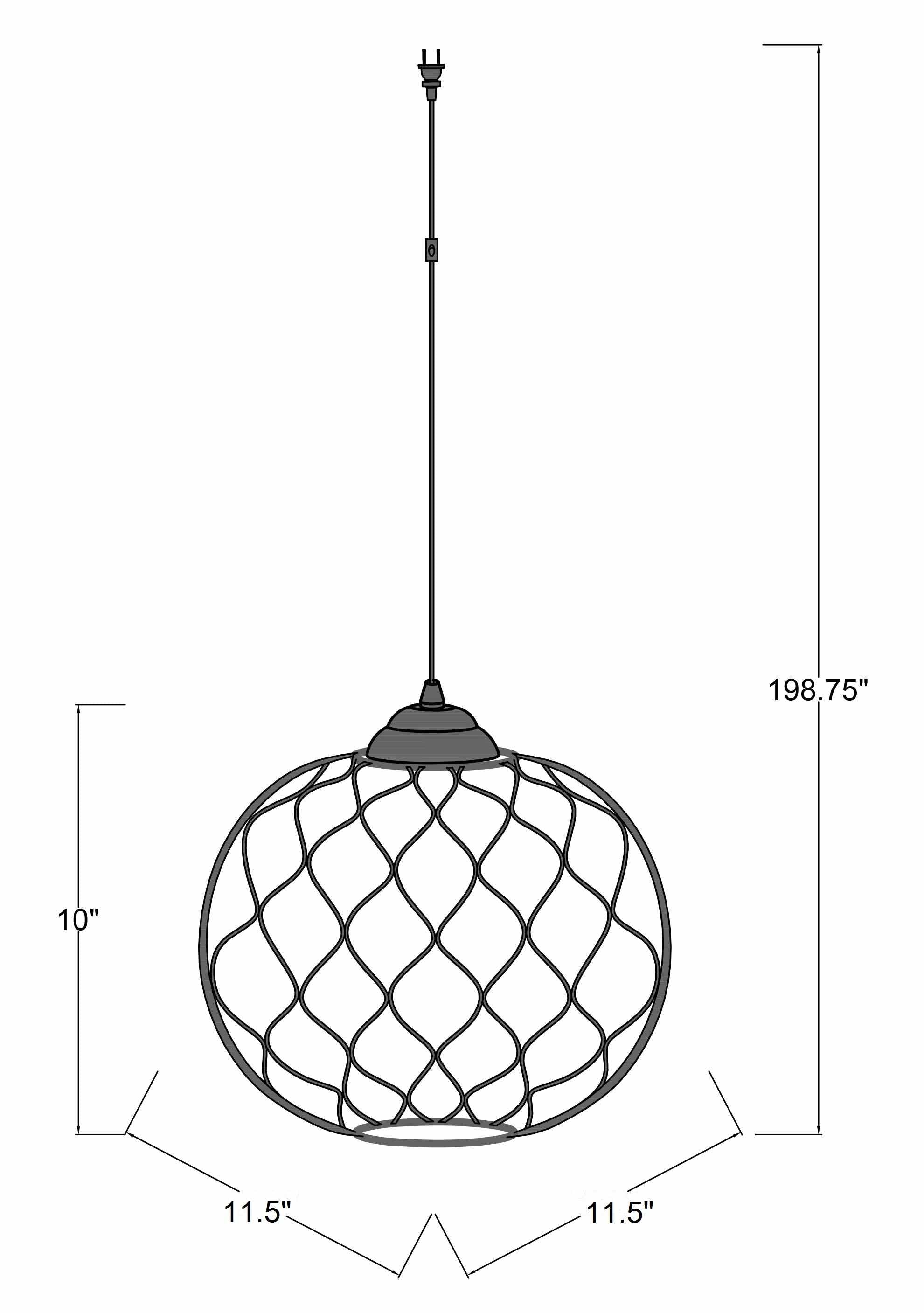 Belmore Ceiling Light - Clearance-3
