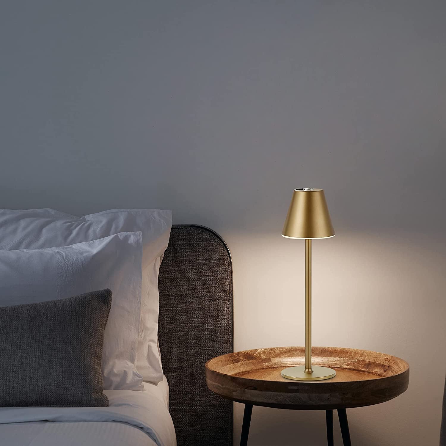 Timjorman LED Cordless Table Lamp, Rechargeable Battery-0