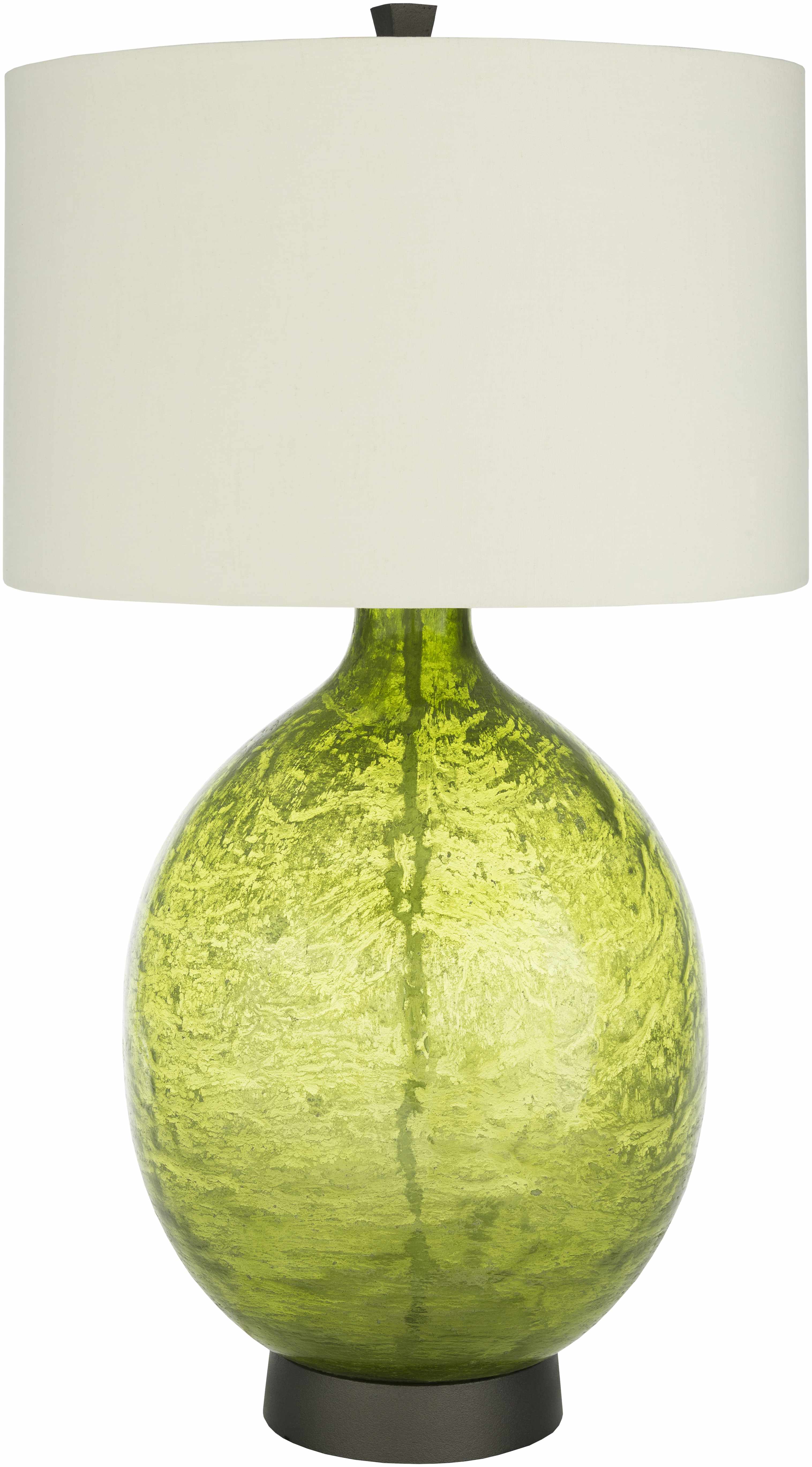 Westview Lime Green Glass Table Lamp-1