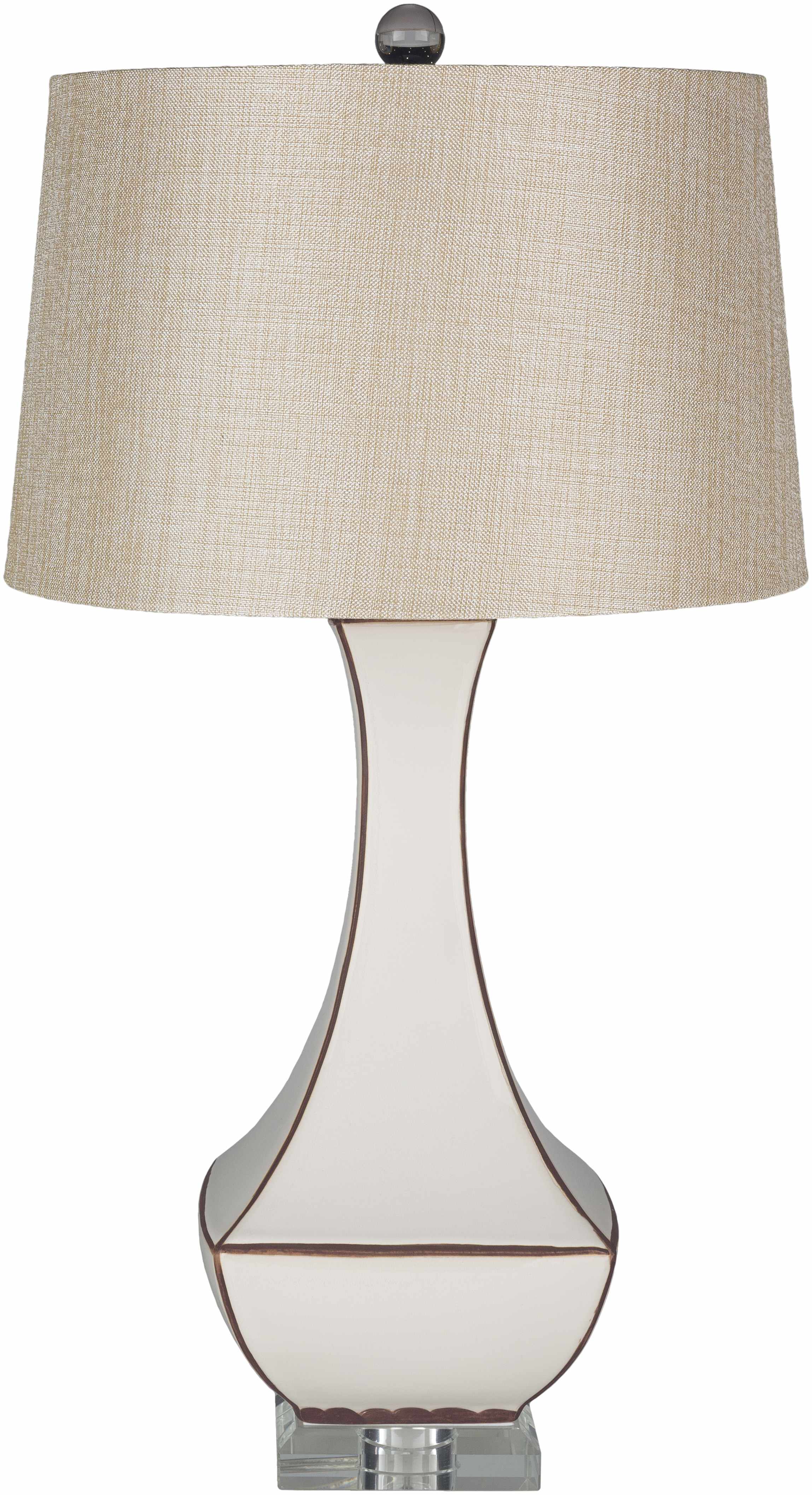 Tuka Tan Ceramic Table Lamp-0